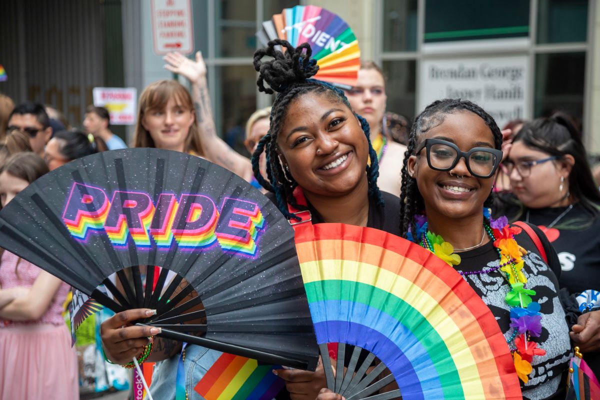 Gay, lesbian, bisexual, and transgender activists and their allies marched for equality in the Motor City Pride parade in Detroit on June 8, 2025.