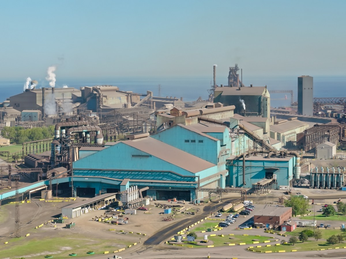 An aerial shot of U.S. Steel in Gary.
